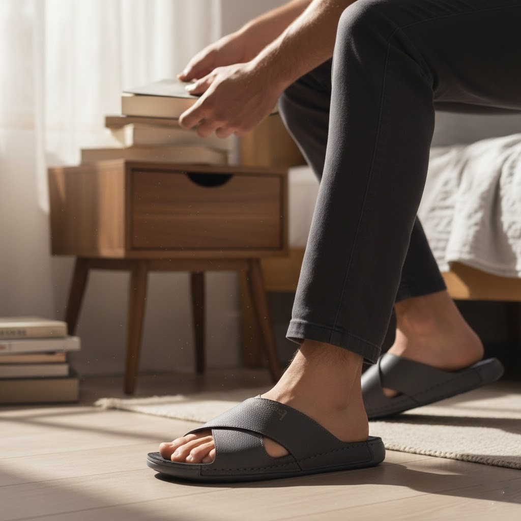 خرید آنلاین صندل مردانه پاپوک مدل 1001 کد 290